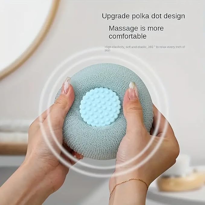 Double-Layered Exfoliating Body Glove for Dead Skin