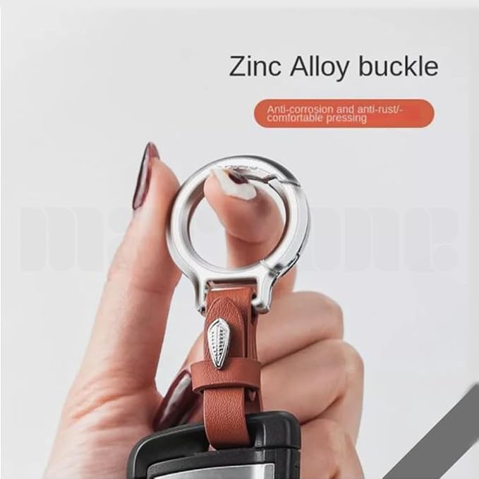 Leather Belt and Alloy Metal with Hook Key Holder