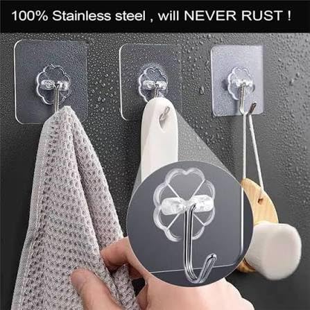 Heavy-Duty Adhesive Wall Hanging Hooks