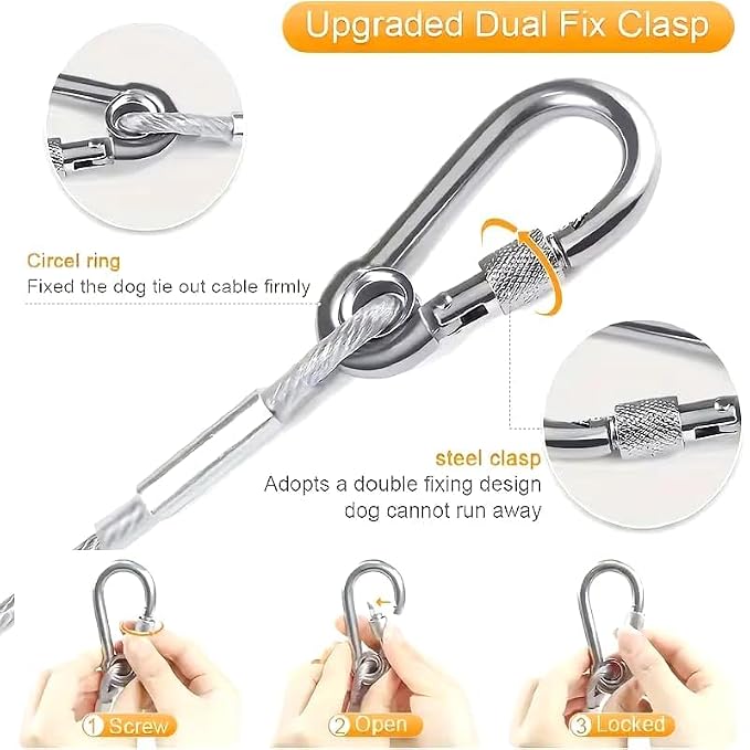 Heavy Duty Stainless Steel Clothesline Rope