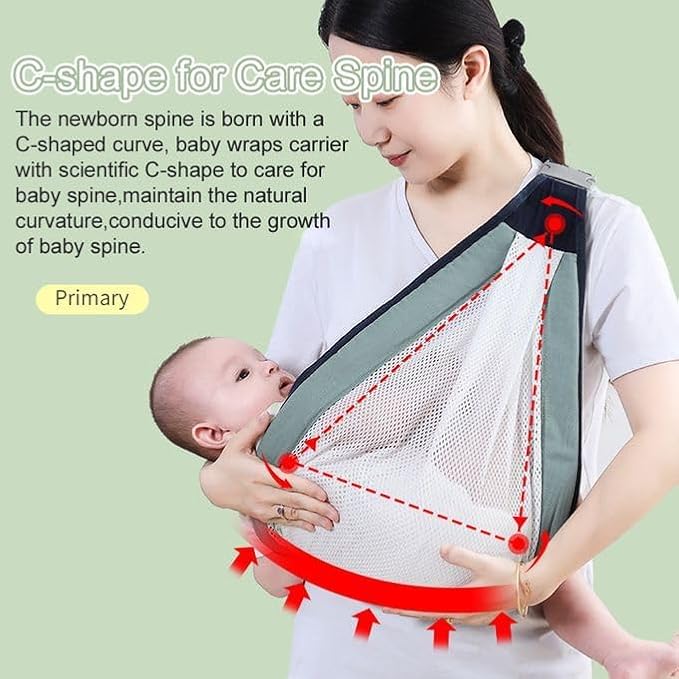 One-Shoulder Baby Carrier Mother's Lap Sleeping