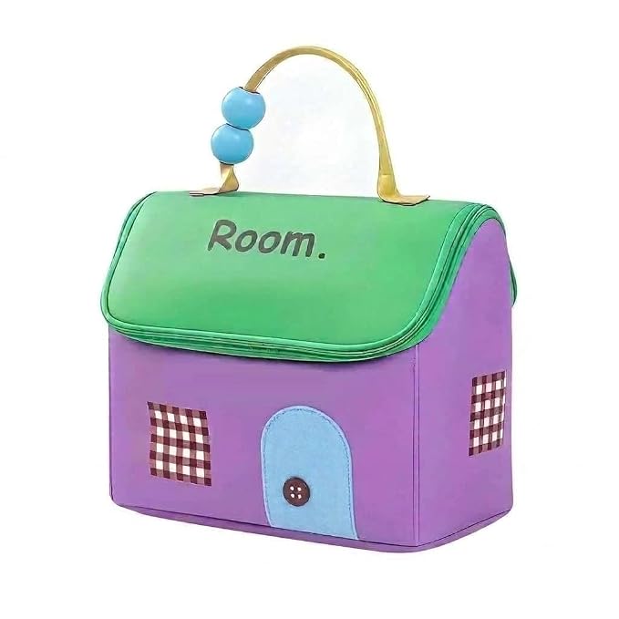 Large Capacity House Shaped Cosmetic Bag