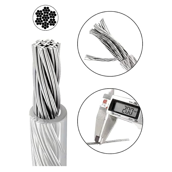 Heavy Duty Stainless Steel Clothesline Rope