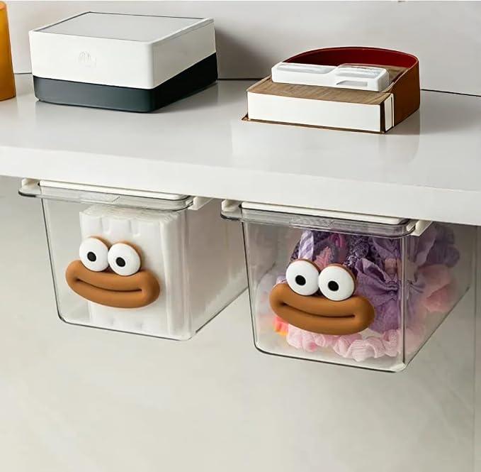 Transparent Cartoon Storage Box