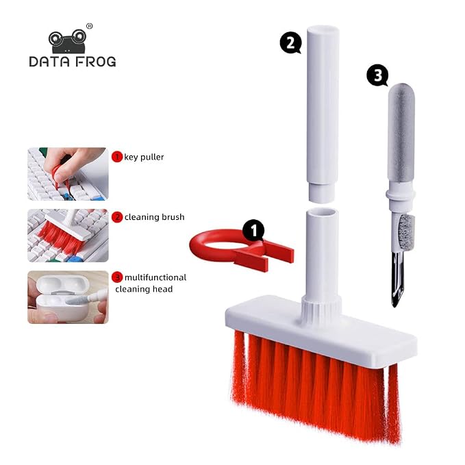 5-in-1 Laptop Cleaning Brush Keyboard Cleaning Kit with Keycap Puller