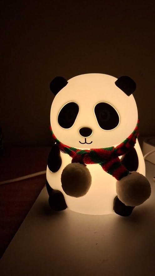 Panda Silicone Night Light Lamp for Room Decor