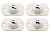 Self Adhesive Stainless Steel Swivel Caster Wheels with 360 Degree Rotation