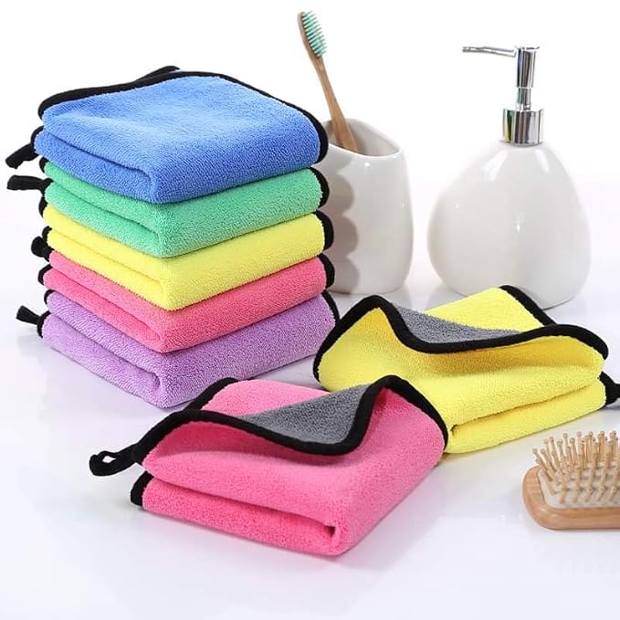 Double sided Microfiber Cleaning Cloths for Car