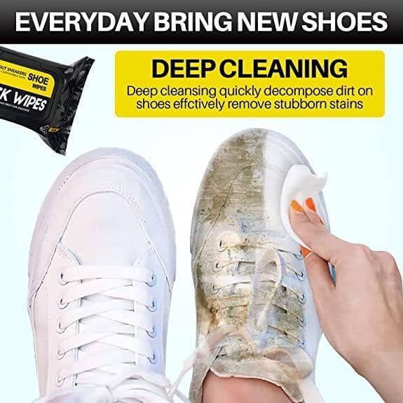 Disposable Sneaker Cleaner Sheets for Leather Canvas