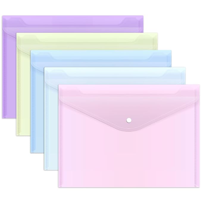 Plastic Poly Folders for Documents