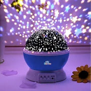 Star Master Galaxy Projector Night Lamp with Rotating Lights