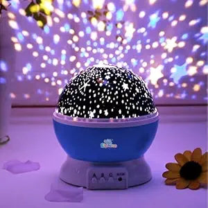 Star Master Galaxy Projector Night Lamp with Rotating Lights