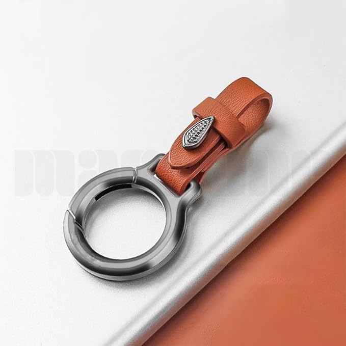 Leather Belt and Alloy Metal with Hook Key Holder
