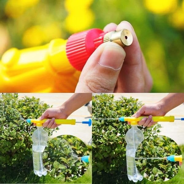 Manual Hand Pump Garden Sprayer and Adjustable Nozzle with Lock Function
