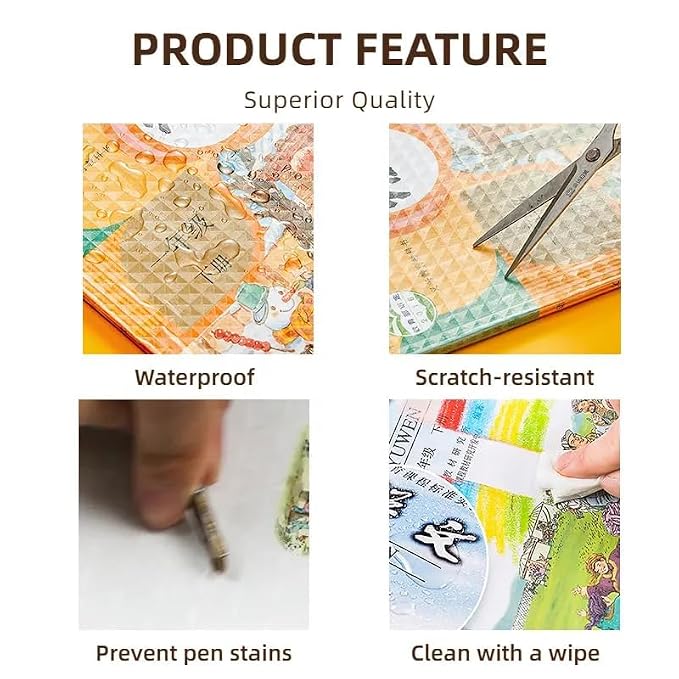 Self Adhesive Transparent Book Cover