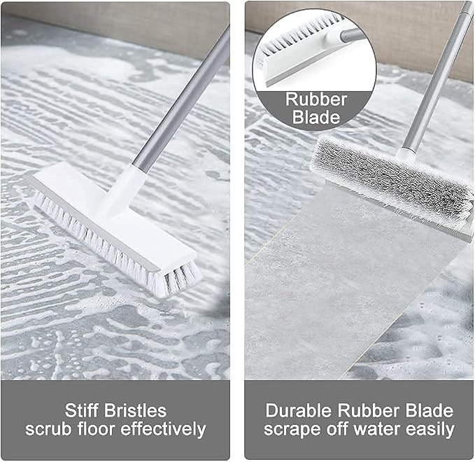 Floor Scrub Brush with Long Handle