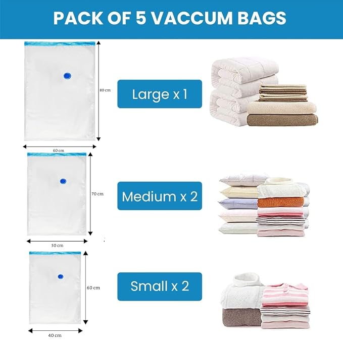 Space Saver Compression Storage Bag For Clothes