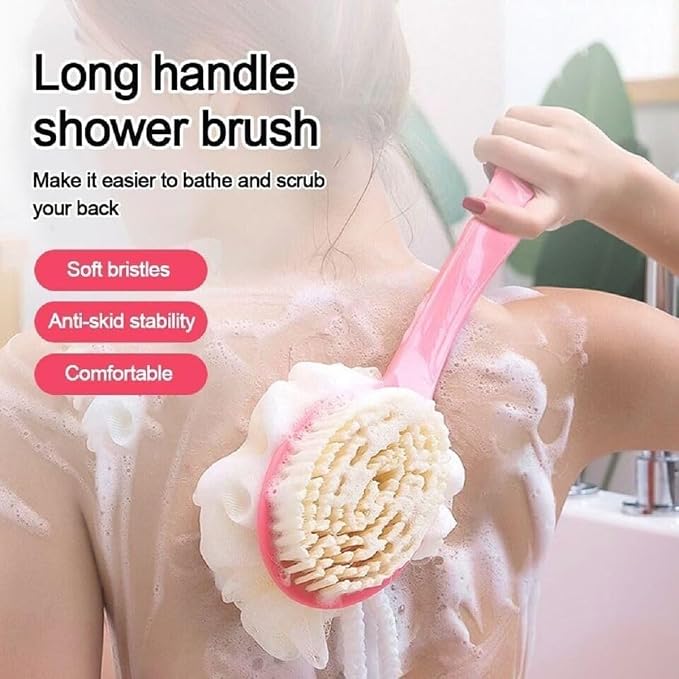 Long Handle Bath Body Brush for Shower & Bath