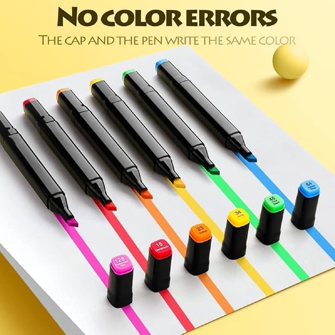 Dual Tip Art Pen Set Alcohol Markers Pen