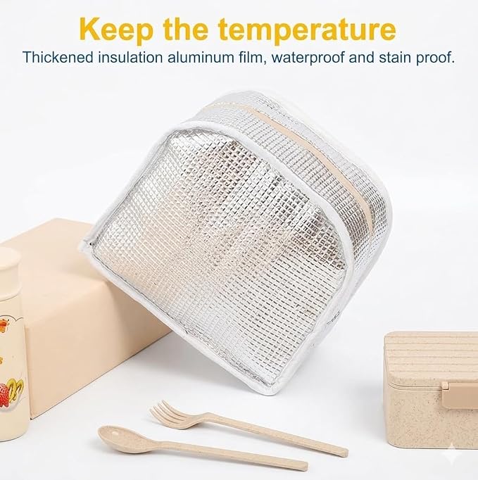 3D Cartoon Printed Insulated Lunch Storage Hand Bag