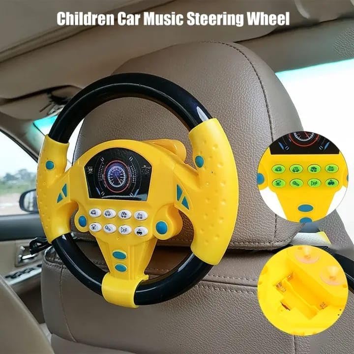 Steering Wheel Car Seat Toy For Kids