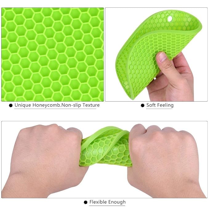 Silicone Round Hot Pot Holder Heat Resistant Disc Pads