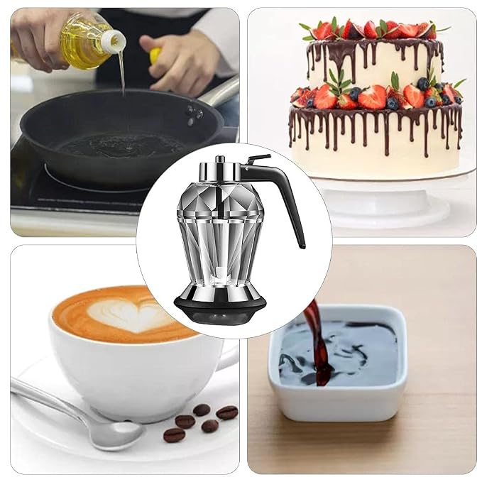 Honey Dispenser No Drip Glass