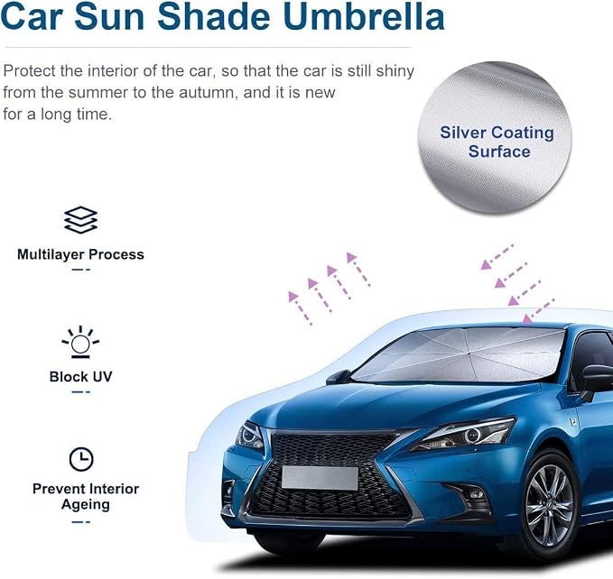 Windshield Umbrella Car Sun Shade Cover Robust Protection