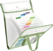 Transparent A4 File Holder Bag with Handle
