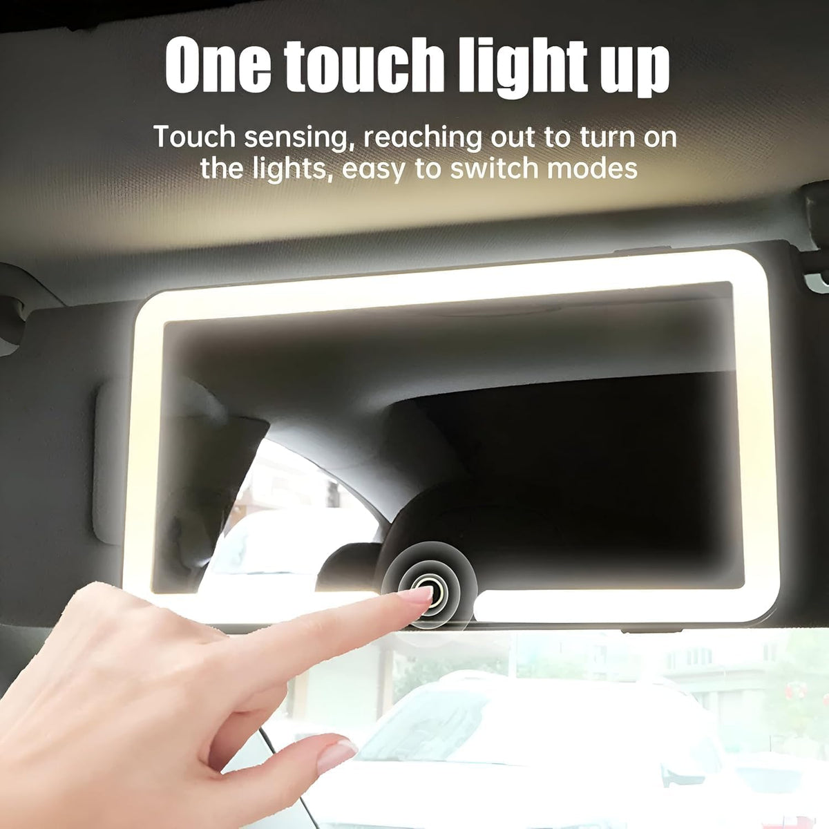 Sun Visor Vanity Car Interior Mirror