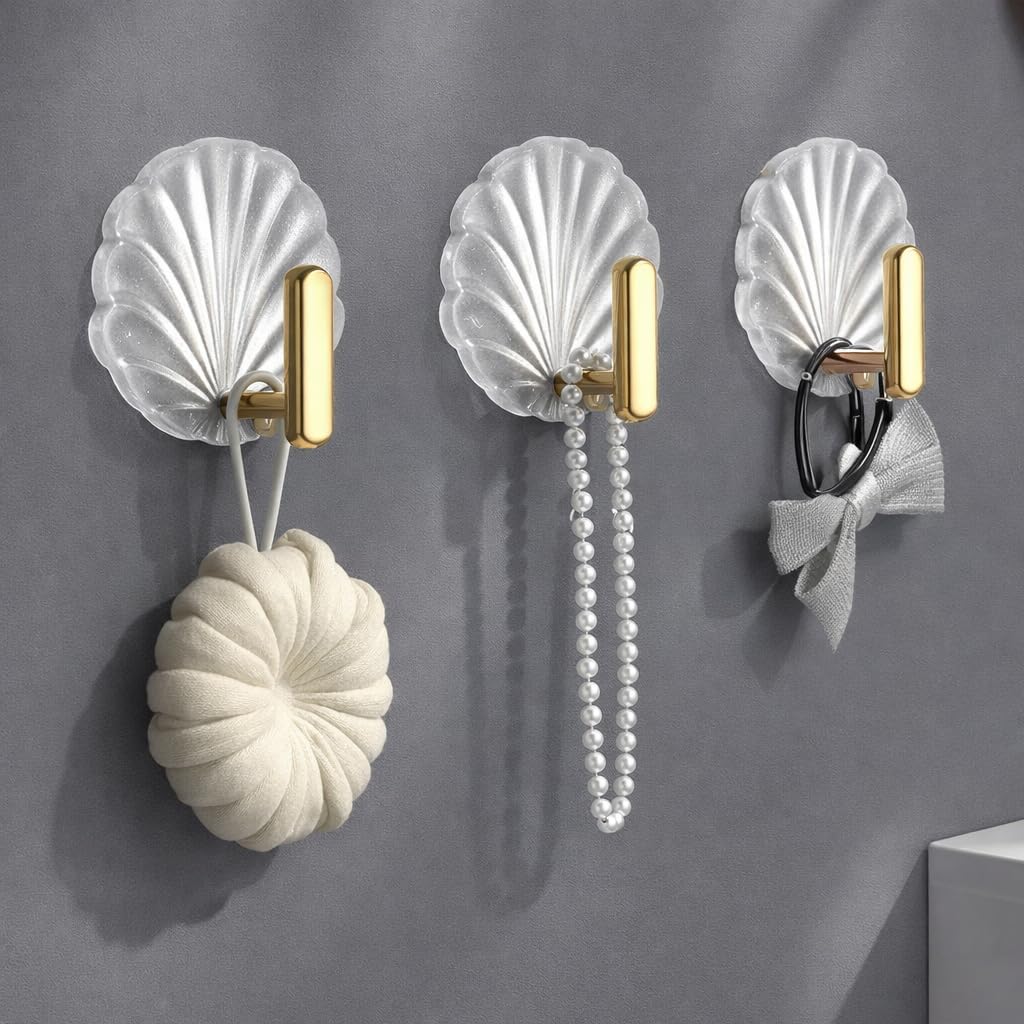 Luxury Transparent Base Wall Hooks