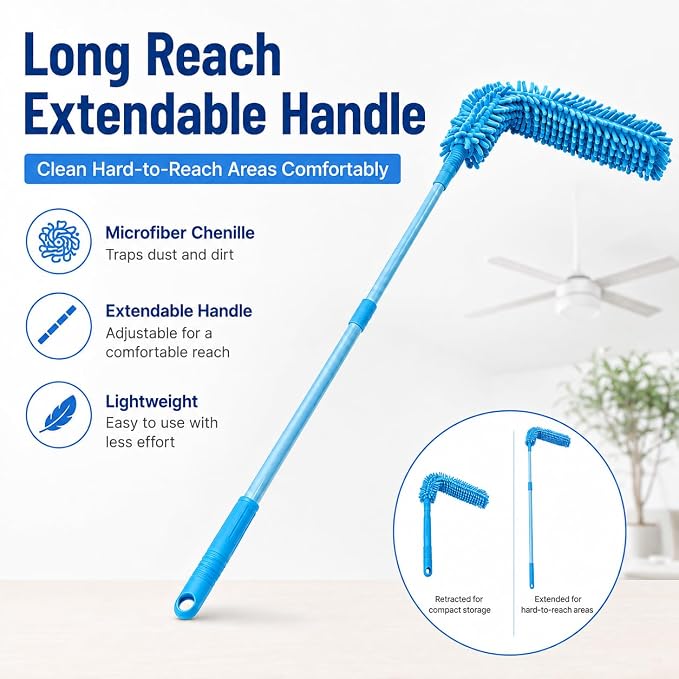 Microfiber Fan & Ceiling Cleaning Duster