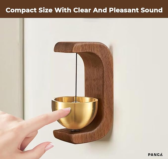 Decorative Magnetic Wooden Doorbell