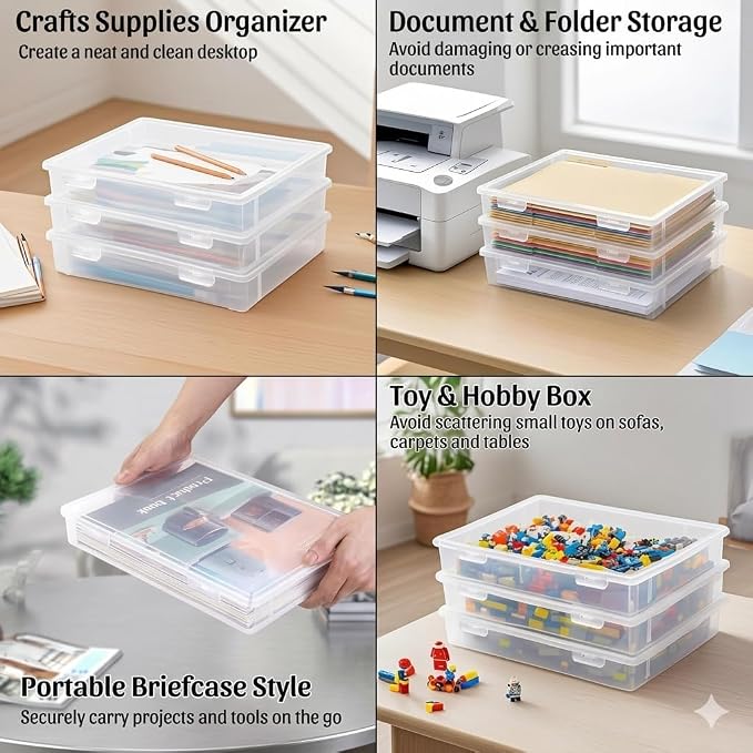 A4 Size Document Organizer Box