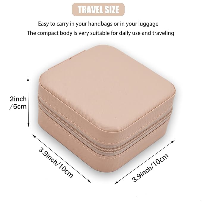 Mini Jewellery Leather Organizer for Travel
