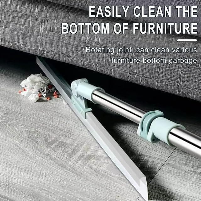 Magic Broom Silicone Floor Wiper with 180° Rotating Squeegee
