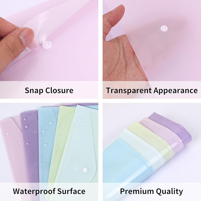 Plastic Poly Folders for Documents