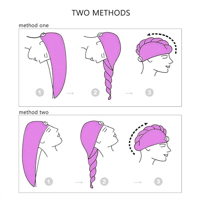 Microfiber Towel Wrap for Hair Quick Dry