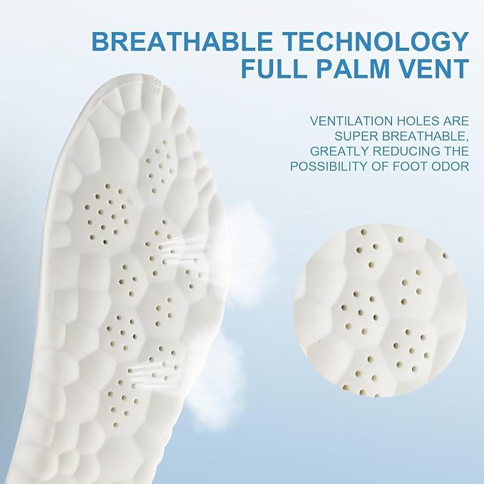 Memory Foam Shoe Insoles for Men & Women