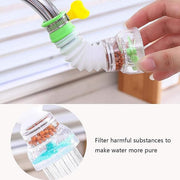 Flexible Anti-Splash Tap Extender with Shower Spray Regulator