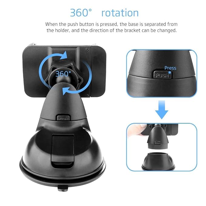 Silicone Sucker Car Mobile Phone Holder for Dashboard