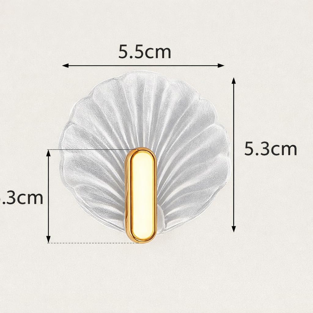 Luxury Transparent Base Wall Hooks