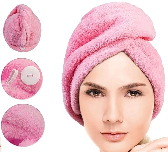 Microfiber Towel Wrap for Hair Quick Dry