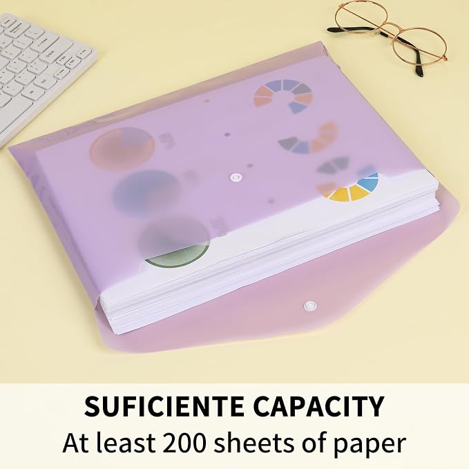 Plastic Poly Folders for Documents
