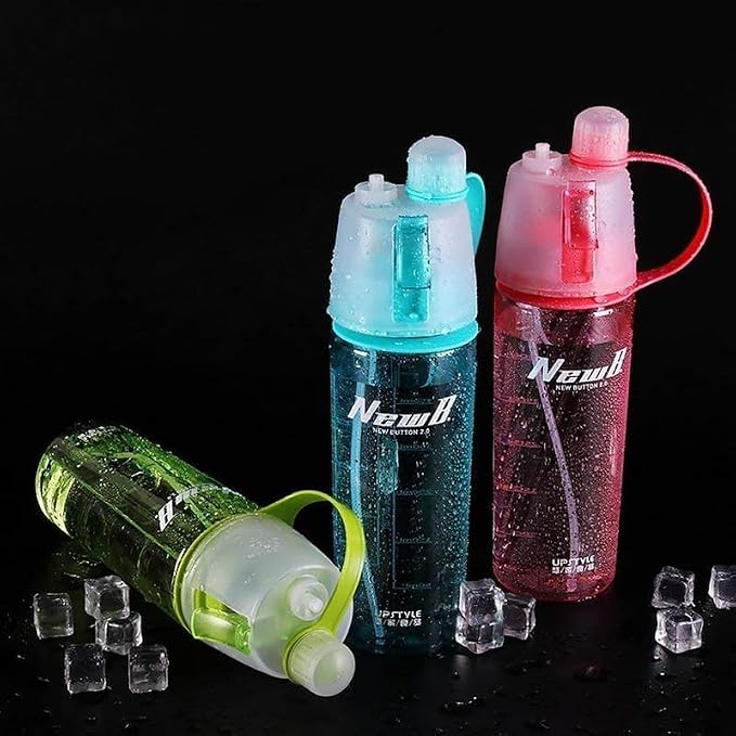 2 in 1 Mist and Drink Water Bottle
