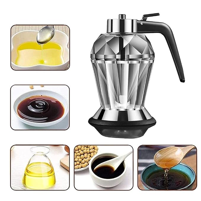 Honey Dispenser No Drip Glass