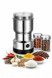 Stainless Steel Portable Mini Electric Coffee & Spice Grinder