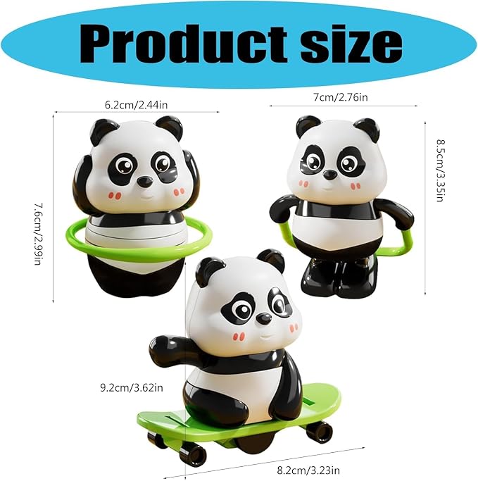 Unigraphy Cute Panda Toy Set
