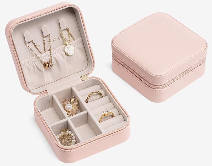 Mini Jewellery Leather Organizer for Travel