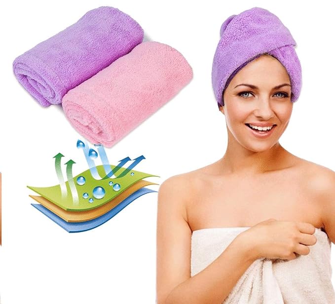 Microfiber Towel Wrap for Hair Quick Dry